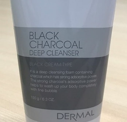 [DERMAL] Пенка для умывания BLACK CHARCOAL DEEP CLEANSER, 150 гр